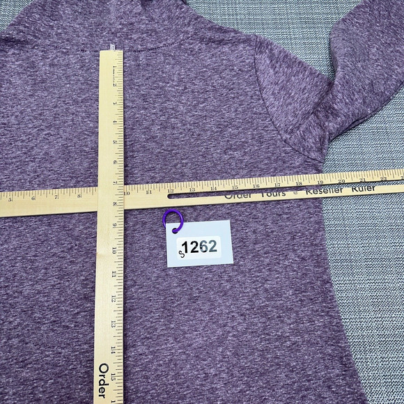 Soft Surroundings Shirt Womens Petite Small Purple Brinley Sweater Sweatshirt - Picture 8 of 10
